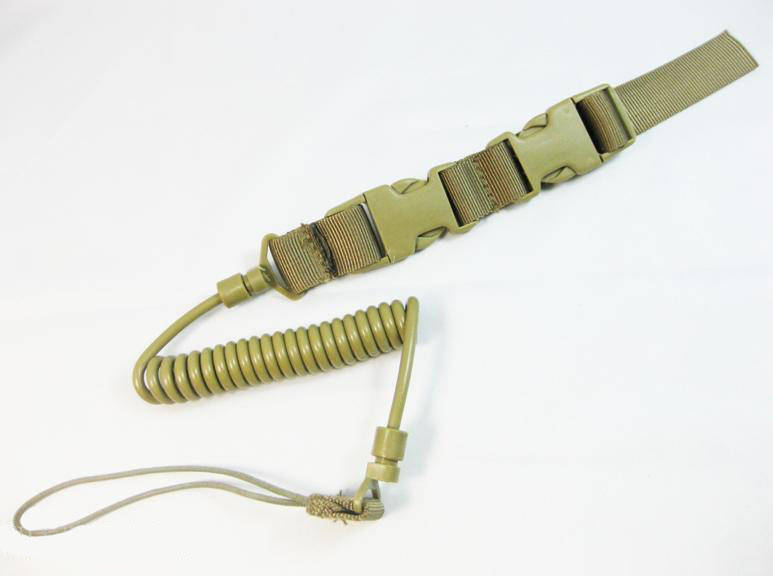 Retention Lanyard Pistol Sling -- US Marinr Desert TAN Colour (never lose your pistol)