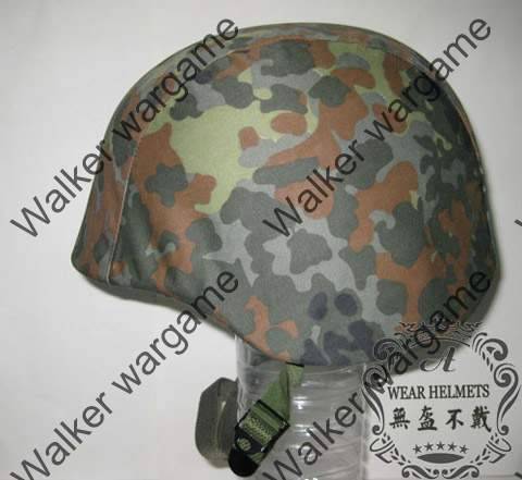 M88 PASGT Kevlar Helmet Cover (can fit SANDF helmet)   --  German Army Woodland Flecktarn colour
