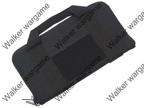 Airsoft Paintball Pistol Carry Case Gun Bag Pouch -- SWAT Black