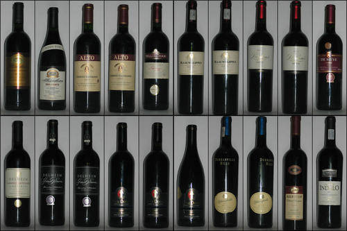 5 Premium Bottles of Wine (for collectors or connoisseurs)