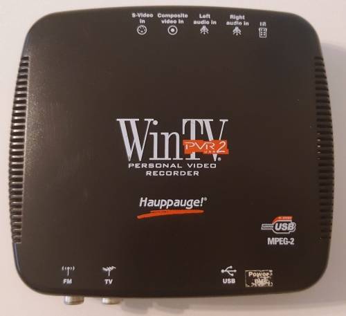Hauppauge WinTV PVR USB2 Personal Video Recorder