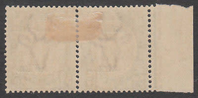 SOUTH WEST AFRICA 1923 KGV TYPE II HYPHENATED 5s PURPLE AND BLUE SPLIT PAIR MINT. SACC 13 (R5500)