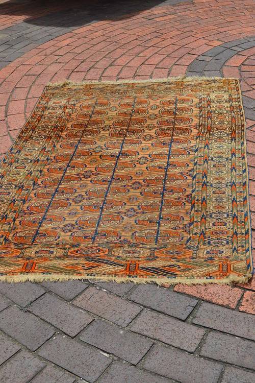 VINTAGE PERSIAN CARPET HAND KNOTTED