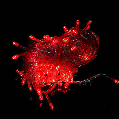 2 X 6M Strings of Fairy Lights - RED - Battery operated