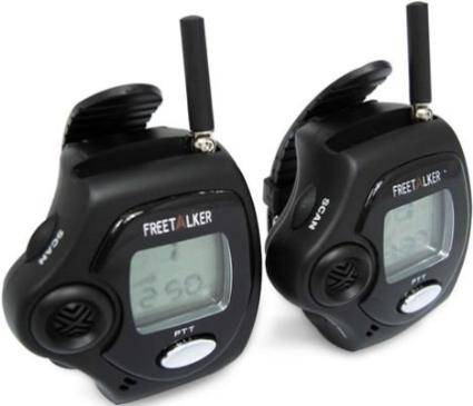 Pair of Freetalker Walkie Talkie 2-Way Radio Digital Watch