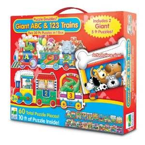 Giant ABC & 123 Train Floor Puzzles ( each one is 138cm long)