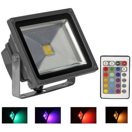 30 Watt Led RGB Flood Light Fixture