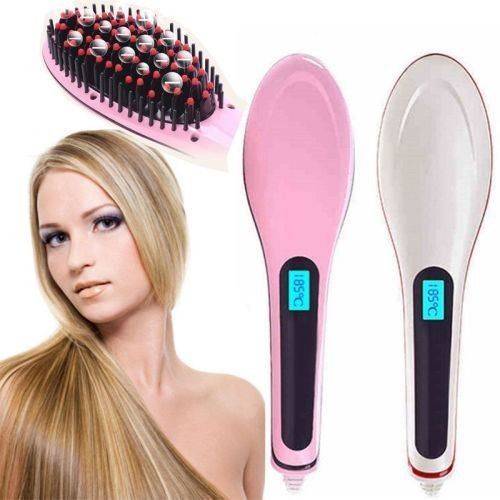 Hair Straightener Comb Hot Iron brush