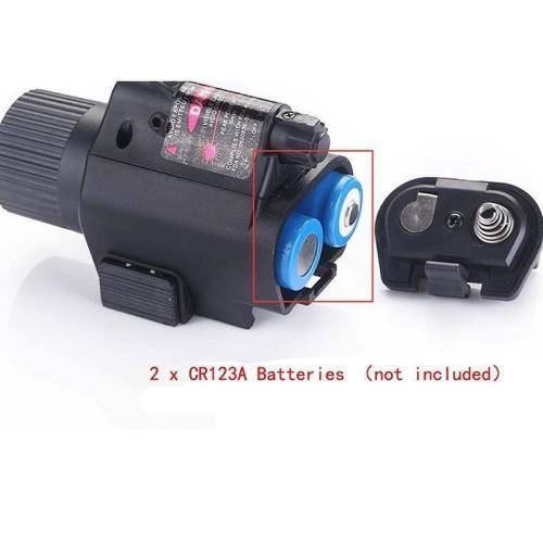 Tactical Combo Flashlight/Light Torch Red Laser Sight Fit For Pistol Hunting