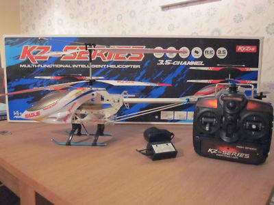 ***FREE SHIPPING***88CM*** KZ Series 3.5 Channel R/C Helicopter with Gyro (Spare Blades Included)