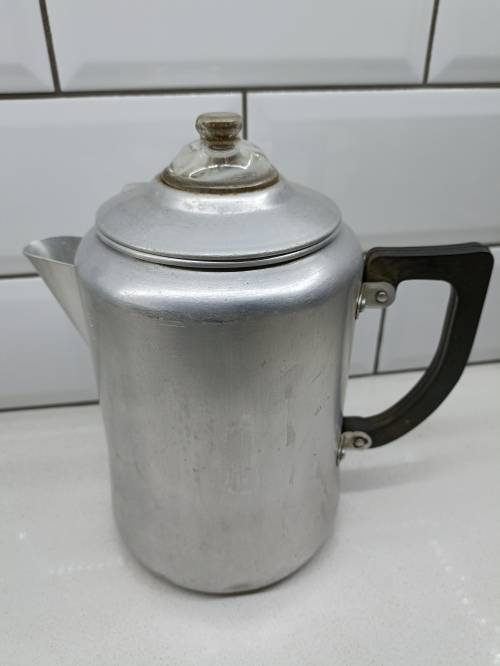 50`s Aluminium Stove Top Percolator