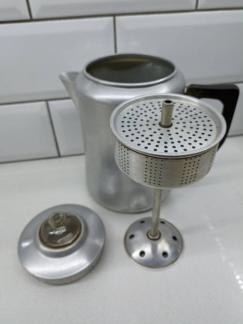 50`s Aluminium Stove Top Percolator