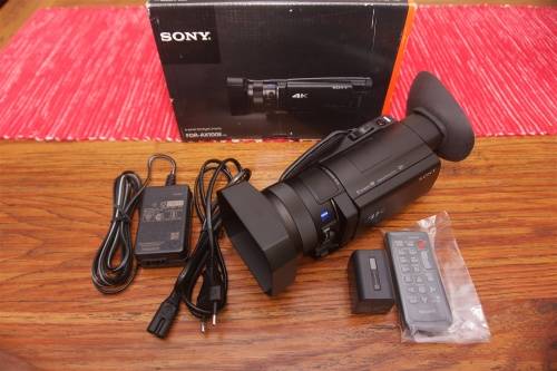 Sony FDR-AX100 4K Ultra HD Camcorder PAL