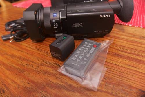 Sony FDR-AX100 4K Ultra HD Camcorder PAL