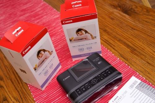 Canon SELPHY CP1300 Compact Photo Printer (Black)