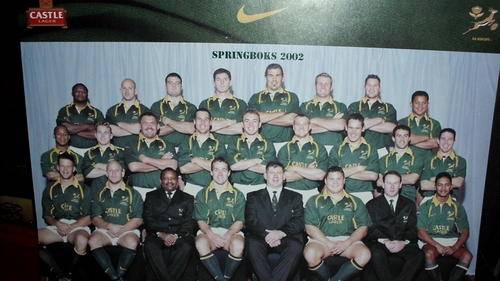 2002 Springbok Team Poster