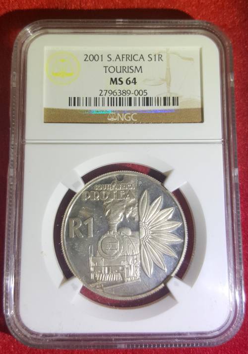 2001 R1 Silver  Tourism  MS64