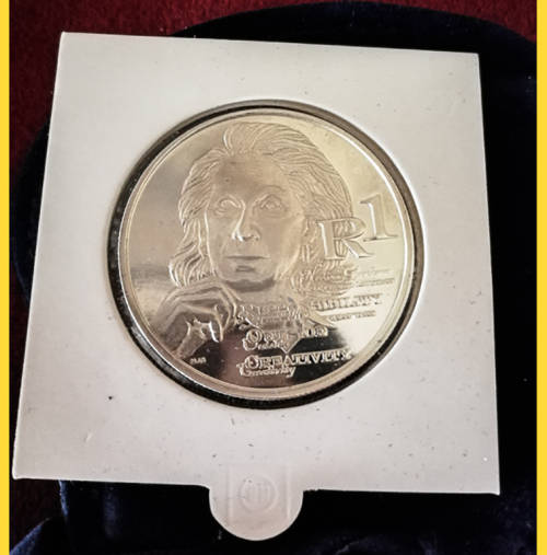 2010 R1 Silver Nadine Gordiner - Uncirculated