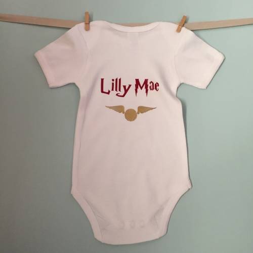 Custom Snitch Harry Potter Onesie
