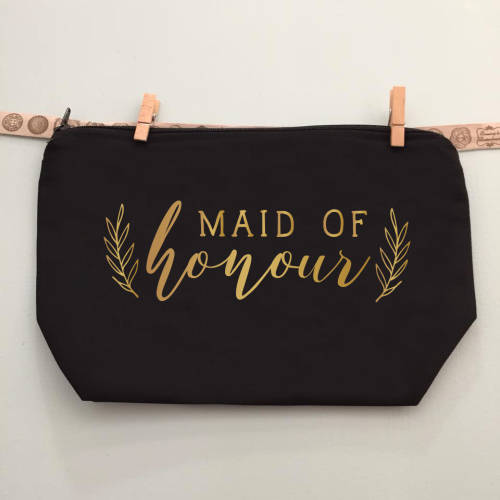 Maid of Honour Make Up Pouch