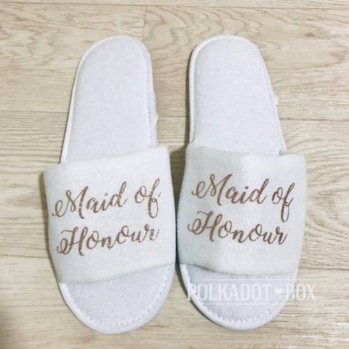 Maid of honour Wedding Slippers