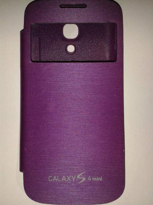 Brand new Purple Samsung S4 mini s-view flip cover with FREE screen protector & stylus pen