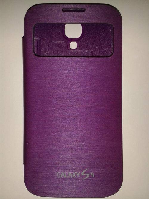Brand new Purple Samsung S4 s-view flip cover with FREE screen protector & stylus pen