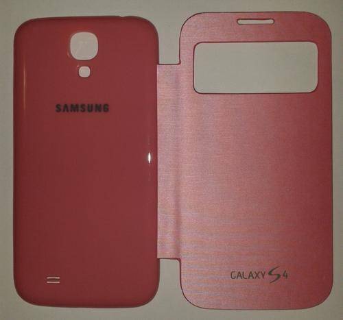 Brand new light pink Samsung S4 s-view flip cover with FREE screen protector & stylus pen