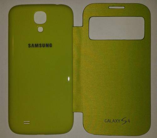 Brand new Green Samsung S4 s-view flip cover with FREE screen protector & stylus pen