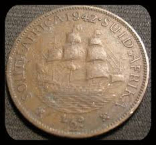 WOW!!! 1942 1/2D SOUTH AFRICAN COIN!!! NEVER TO BE REPEATED AGAIN!!