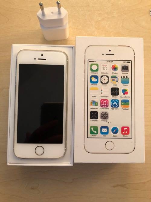 Apple iPhone 5S 32GB | Gold - Box, Charger, Headphones (unused)