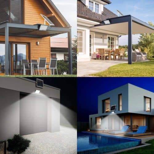 100w slimline waterproof solar floodlights