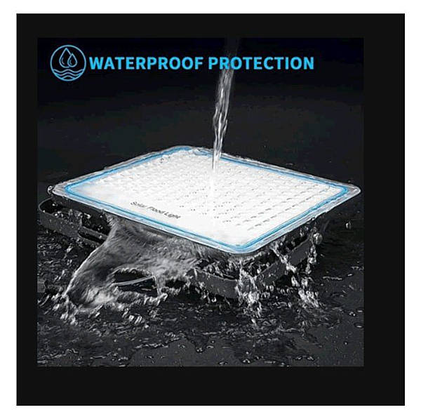 100w slimline waterproof solar floodlights