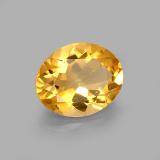Golden Yellow Oval shape Citrine 2.20cts