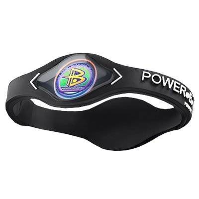 Power Balance Silicone Wristband Bracelet  BLABK MEDIUM  - FREE SHIPPING