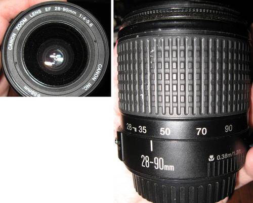 Canon 28 - 90mm Lens with cap
