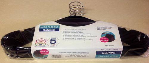 SEt of 5 - flocking velvety hangers