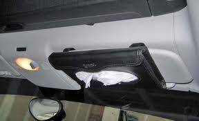 ***HANDY***  BEST ever invention - Tissue Holder for your car - Clips onto Sunscreen