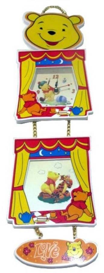 *NEW* Winnie the Pooh - Wall hanging CLOCK & PHOTO FRAME