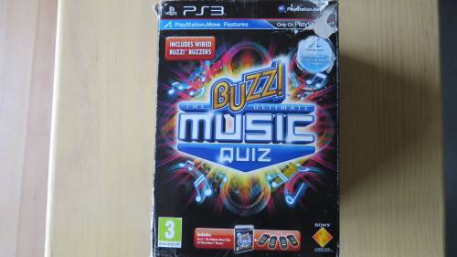 PS3 - Buzz! - Controllers and 2x Games
