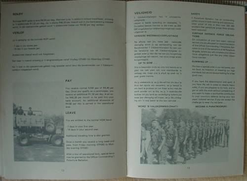 1 Parachute Battalion recruitment booklet Become a Paratrooper, 16 pages, photos