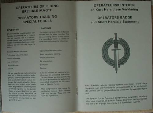 Presentation of Special Forces Operator Badges and Certificates at 1 Reconnaissance Regt
