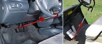 Brake Pedal To Steering Wheel Lock
