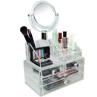 4 DRAWERS MAKEUP STAND WITH MIRROR