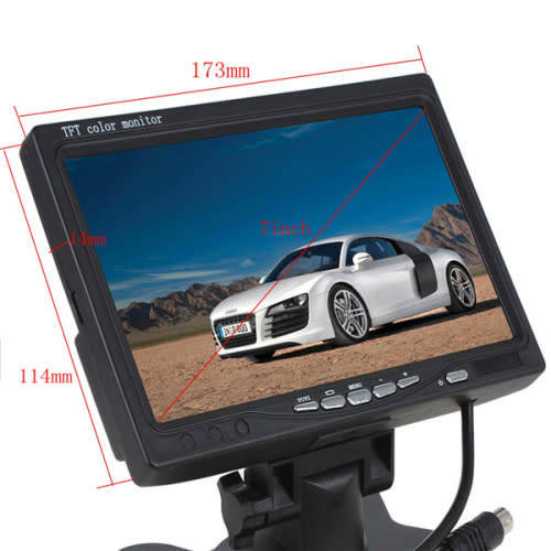 7" TFT/LED Hi-Res Display Monitor(Christmas Deals)
