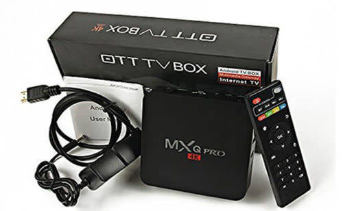 Ultra HD OTT TV Box 4K  MXQ-Pro ( Android TV Box )