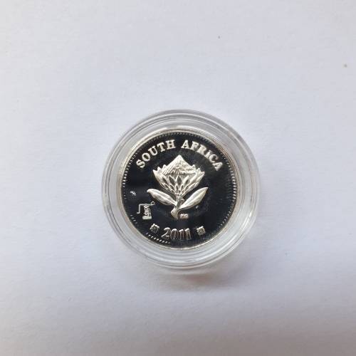 2011 Two and a Half cent Tickey - Flypress Van Der Stel - Silver - TWO AVAILABLE
