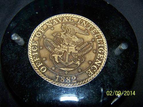 1882 AMERICAN NAVAL INTELENGENCE MEDAL IN MINT CONDITION NEVER TOUCHED BY HAND