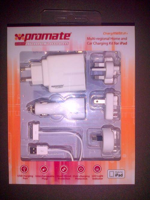MULTI-REGIONAL HOME & CAR CHARGING KIT FOR IPAD