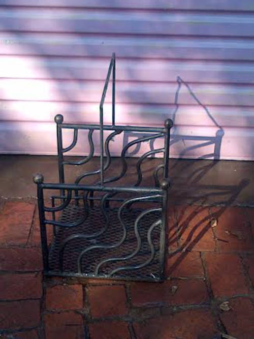 Wrought Iron Wood Holder